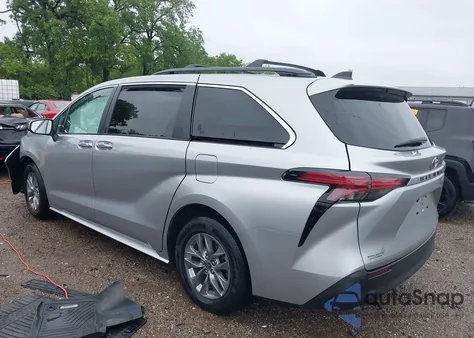 2022 Toyota Sienna Xle from USA, damaged, VIN 5TDYRKEC2NS119776